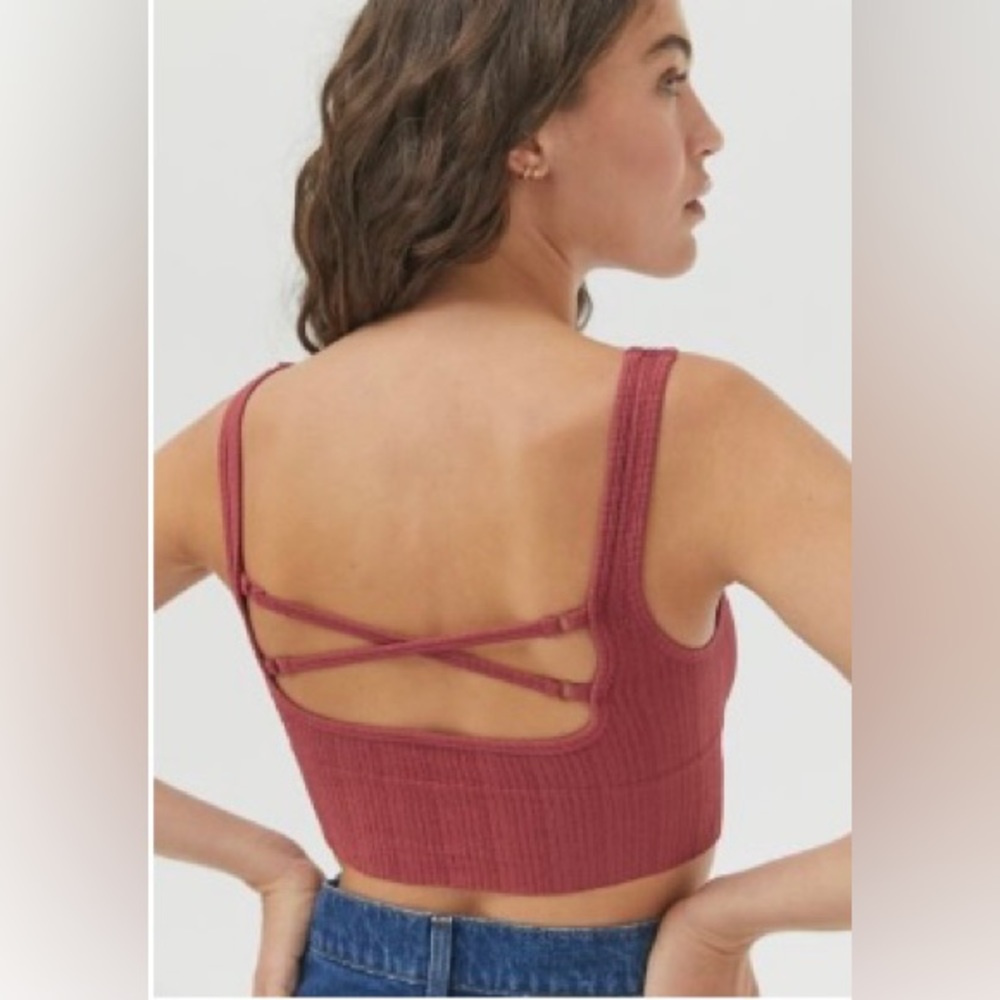 URBAN OUTFITTERS UO Out From Under Tank Top XS/S Mauve